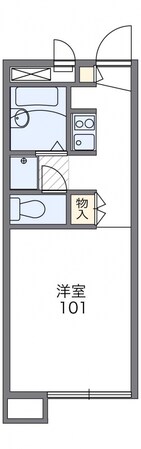 レオパレスパークサイド青葉の物件間取画像